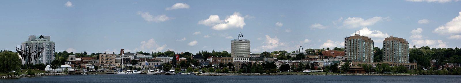 Downtown Barrie, Ontario, part of CPER's electronics recycling service area