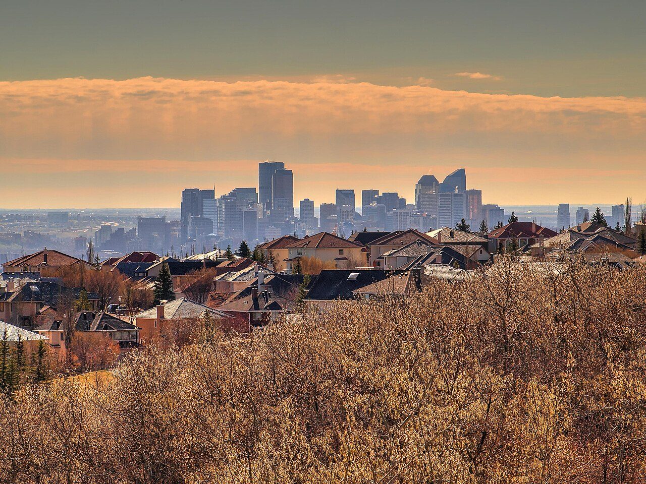 Downtown Calgary, Alberta, part of CPER's electronics recycling service area