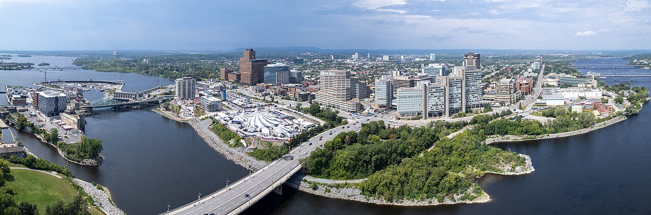 Downtown Gatineau, Quebec, part of CPER's electronics recycling service area