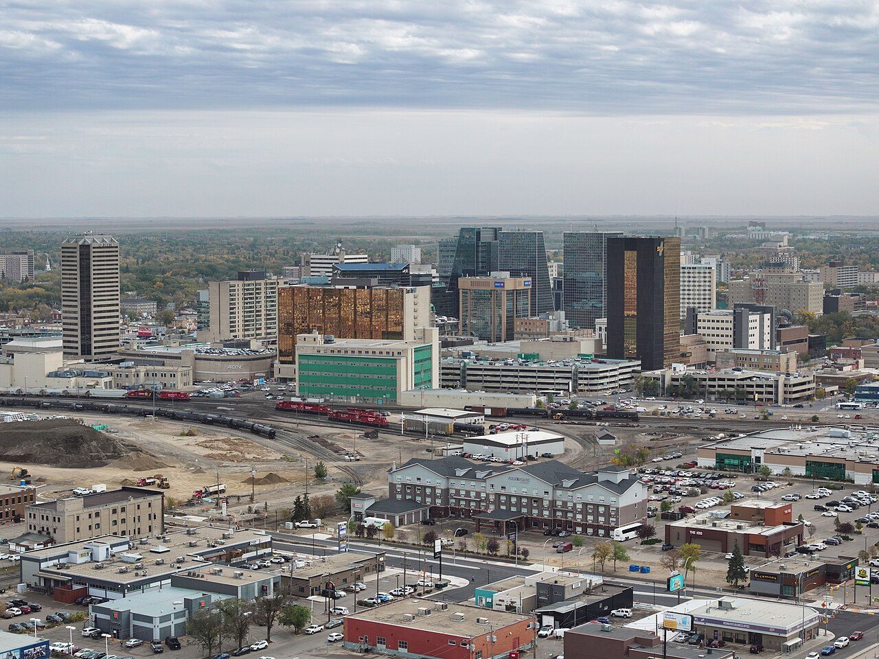 Downtown Regina, Saskatchewan, part of CPER's electronics recycling service area