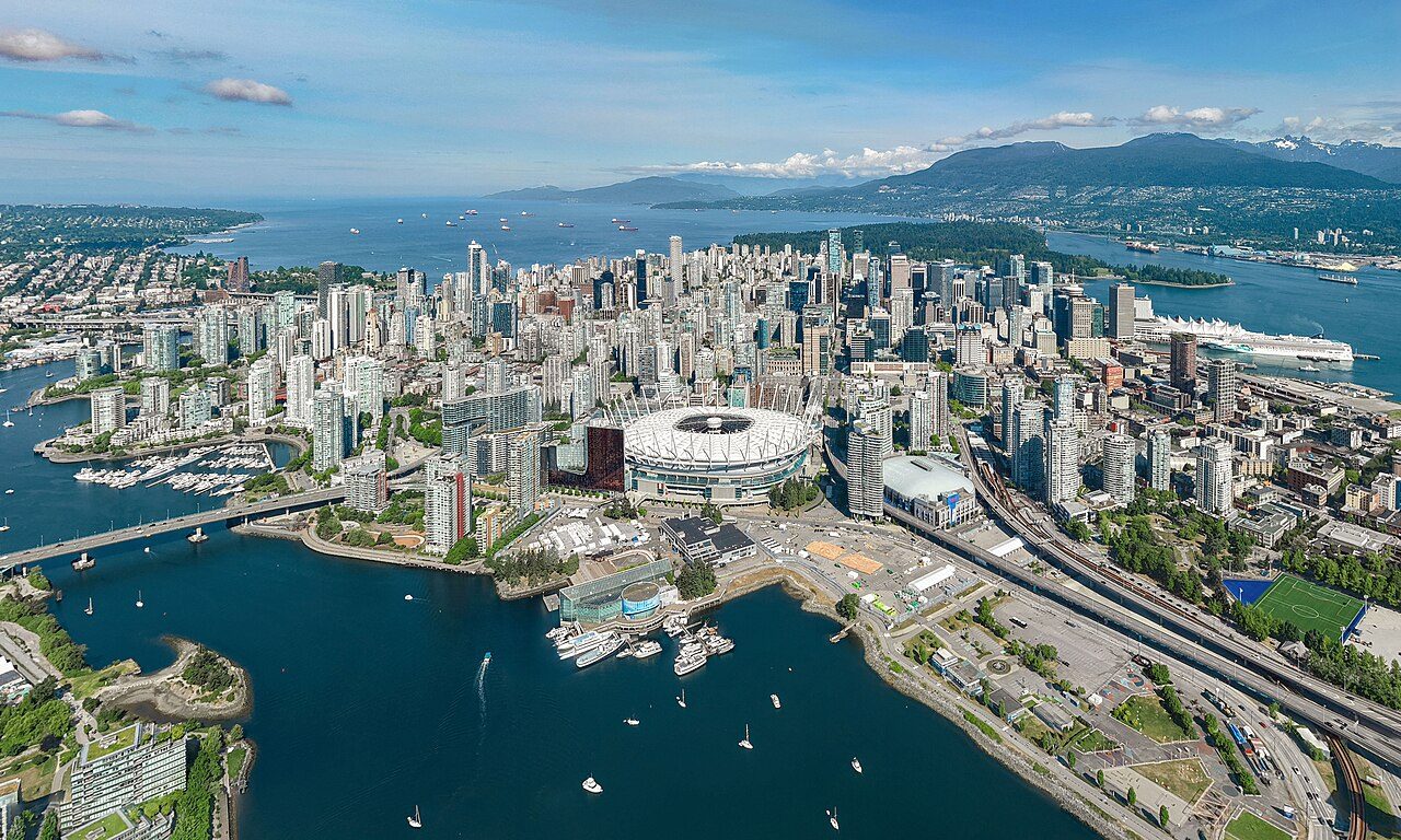 Downtown Vancouver, British Columbia, part of CPER's electronics recycling service area