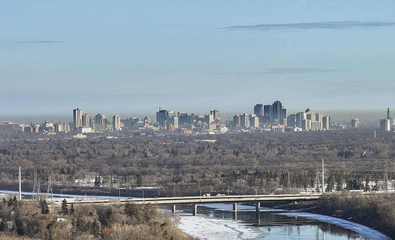 Downtown Winnipeg, Manitoba, part of CPER's electronics recycling service area