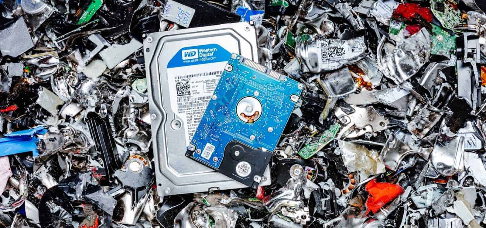 Secure hard drive destruction